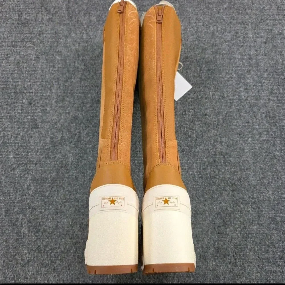 New CONVERSE Chuck 70 De Luxe Heel XX Platform High Western Women’s Sz 8 A15660C - Picture 2 of 14